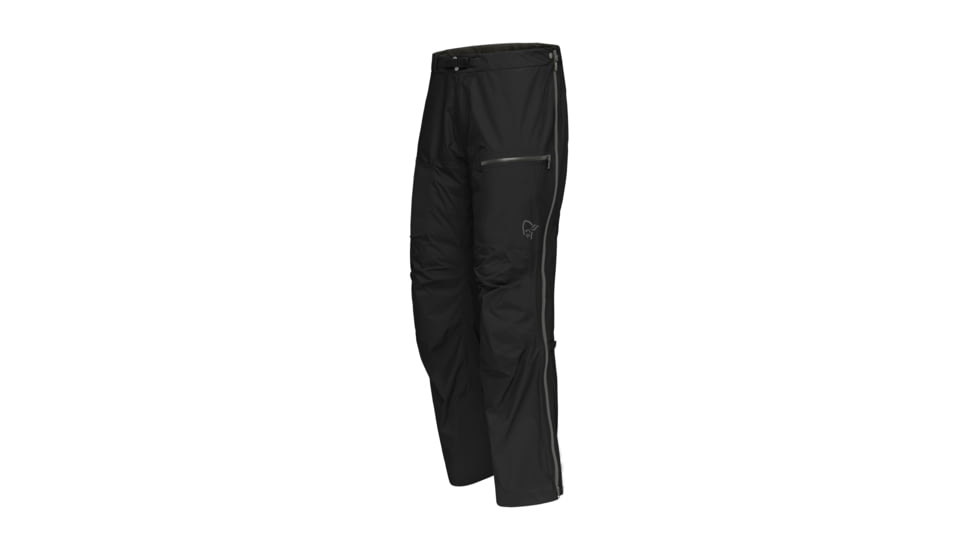 Norrona Lyngen Gore-Tex Paclite Overpants - Mens, Caviar/Castor Grey, Small, 2010-22 7720 S