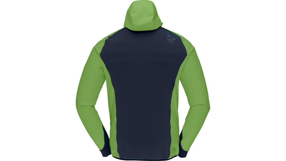 Norrona Lyngen Hiloflex100 Jacket - Mens, Foliage/Indigo Night, Extra Large, 2008-21-3881-XL