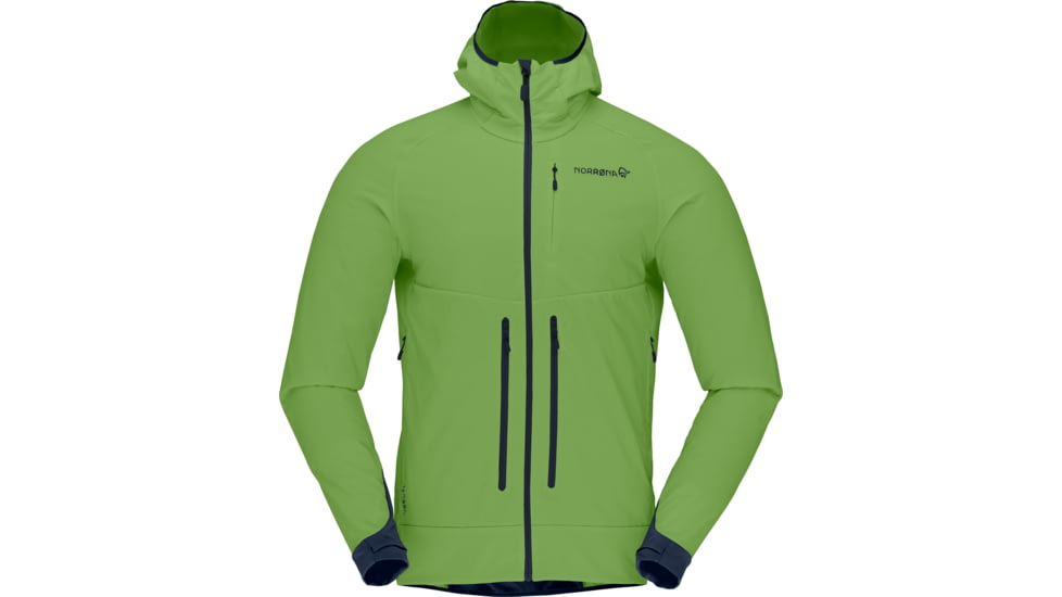 Norrona Lyngen Hiloflex100 Jacket - Mens, Foliage/Indigo Night, Extra Large, 2008-21-3881-XL