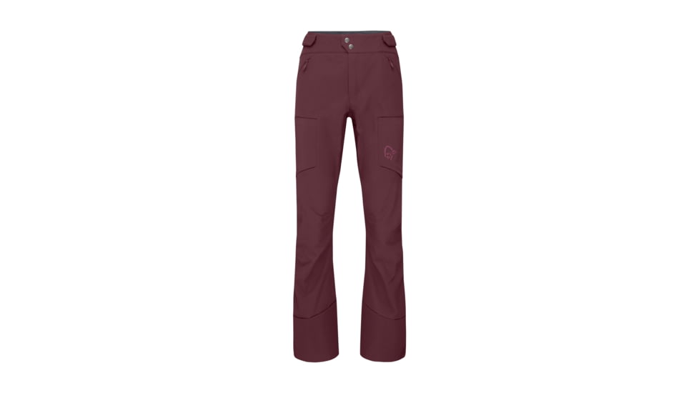 Norrona Lyngen Hiloflex200 Slim Pants - Womens, Tawny Port, Small, 2004-23 1201 S