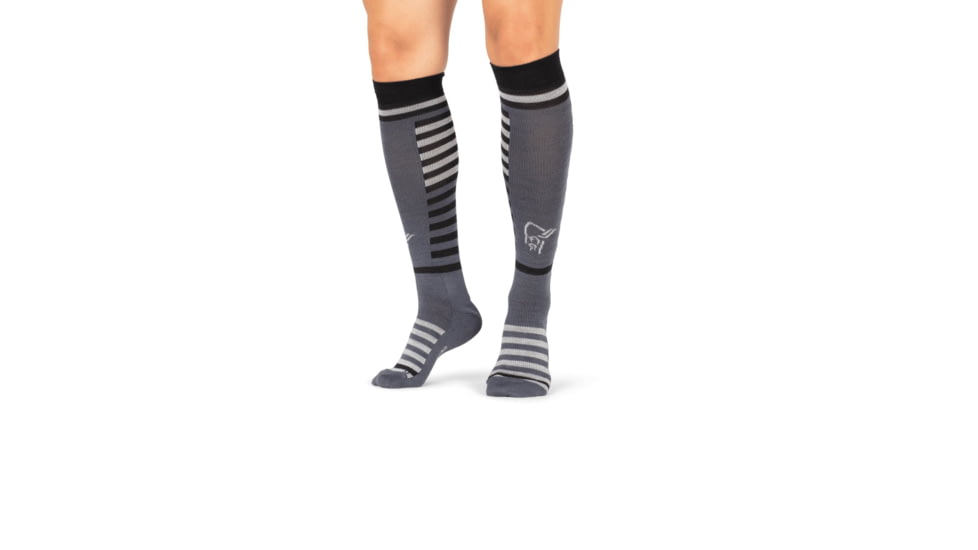 Norrona Lyngen Lightweight Merino Long Socks, Cool Black, 37-39, 2001-17-7760-37-39