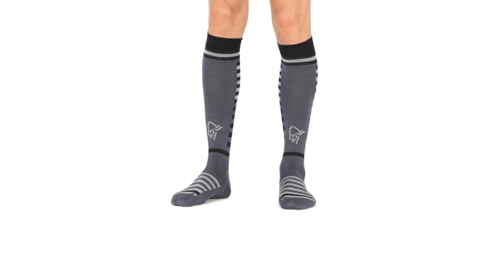 Norrona Lyngen Lightweight Merino Long Socks, Cool Black, 37-39, 2001-17-7760-37-39