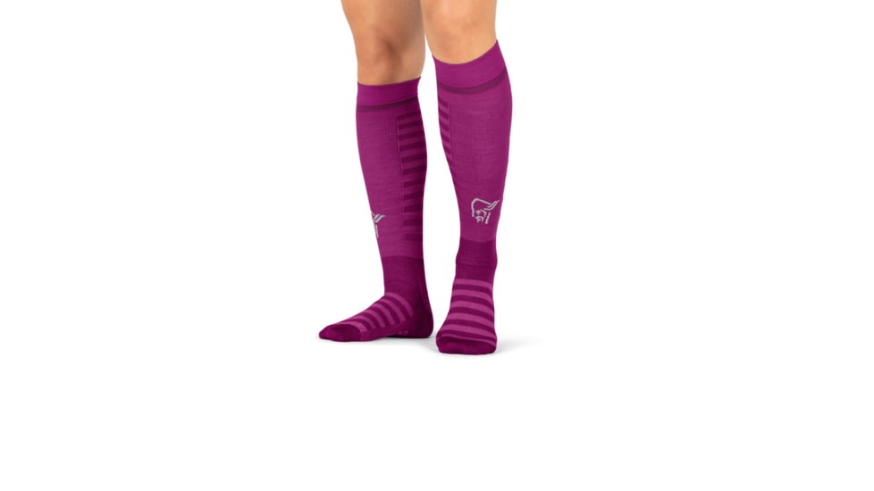 Norrona Lyngen Lightweight Merino Long Socks, Festival Fuchsia, 43-45, 2001-17-1180-43-45