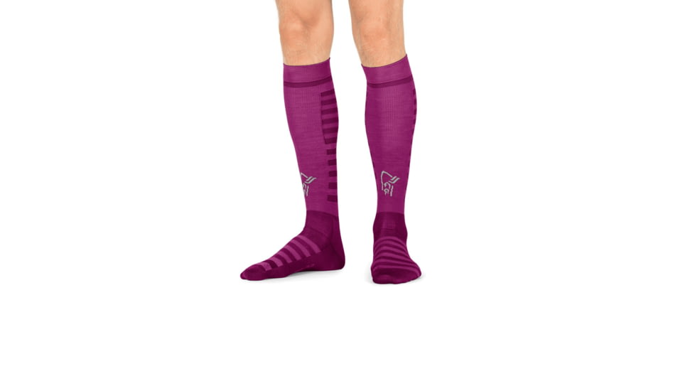 Norrona Lyngen Lightweight Merino Long Socks, Festival Fuchsia, 43-45, 2001-17-1180-43-45