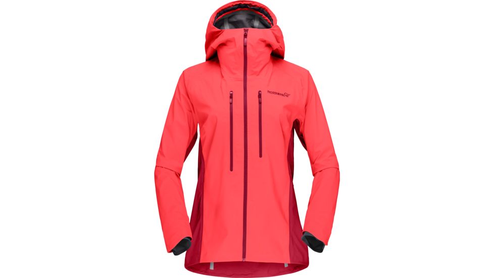 Norrona Lyngen Windstopper Hybrid Jacket - Womens, Crisp Ruby, Medium, 2051-18-1280-M
