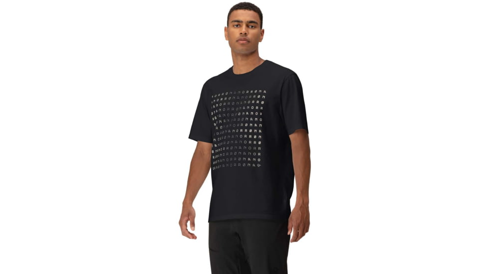 Norrona Matrix T-Shirt - Mens, Caviar Black, Large, 3402-23 7718 L