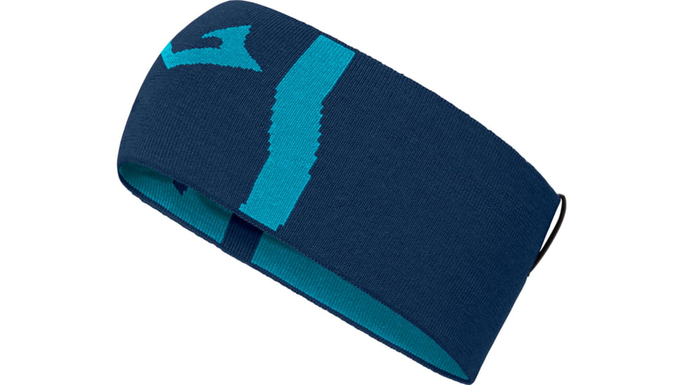 Norrona Mega Logo Headband, Indigo Night/Hawaiian surf, One Size, 3414-18-7911-ONE SIZE