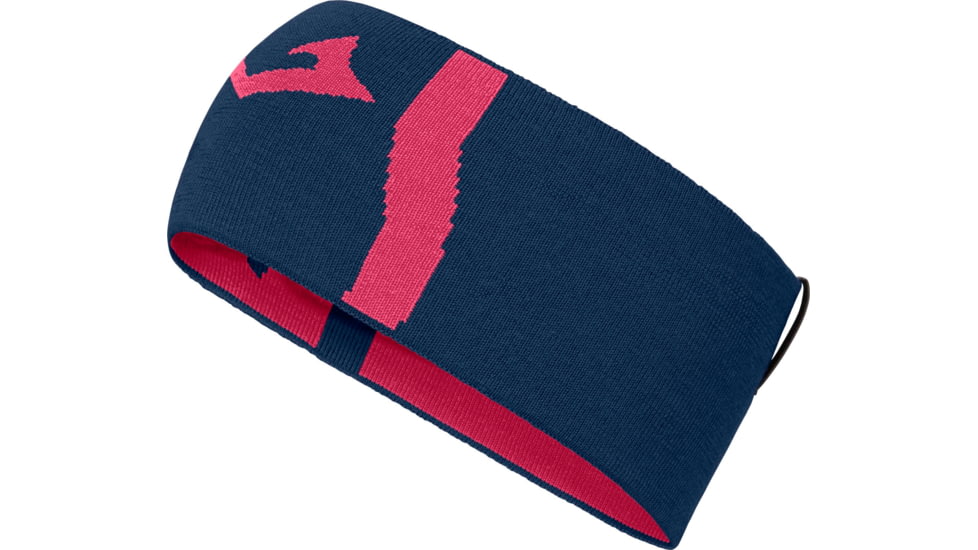 Norrona Mega Logo Headband, Indigo Night/Honeysuckle, One Size, 3414-18-2006-ONE SIZE