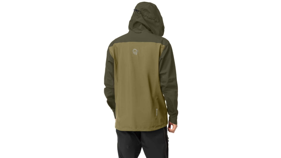 Norrona Mens falketind Gore-Tex Jacket - Mens, Olive Night/Olive Drab, Large, 1802-21 3304 L
