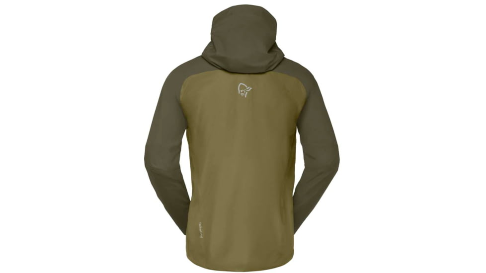 Norrona Mens falketind Gore-Tex Jacket - Mens, Olive Night/Olive Drab, Large, 1802-21 3304 L