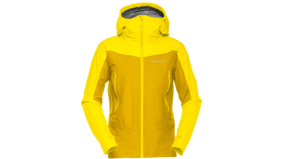 Norrona Falketind Gore-Tex Jacket - Women's, Large, Blazing Yellow/Sulphur, 1804-21 5655 L