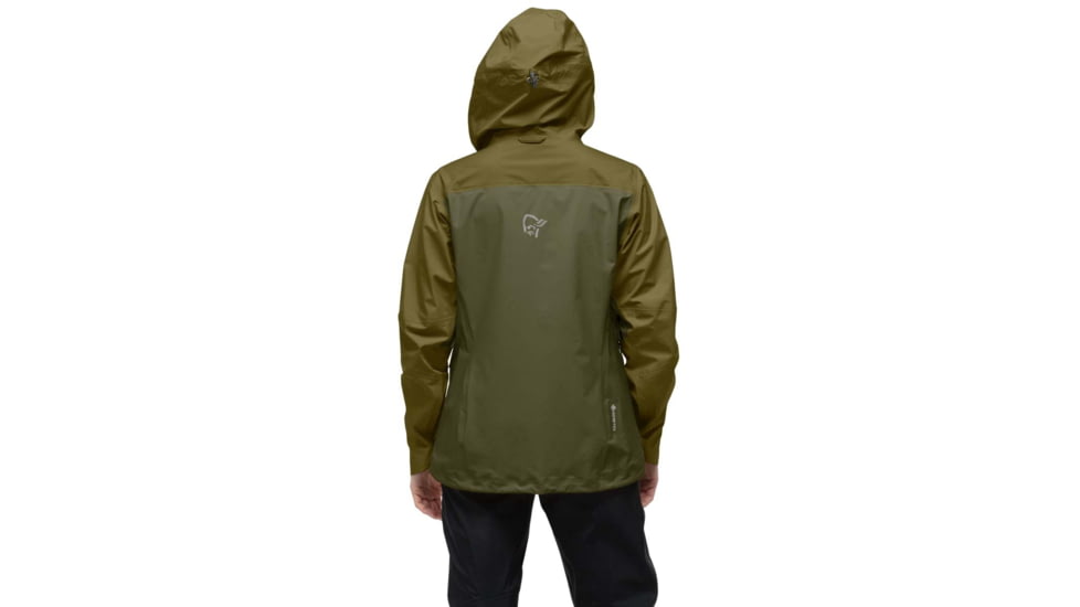 Norrona Falketind Gore-Tex Jacket - Women's, Large, Olive Drab/Olive Night, 1804-21 3908 L
