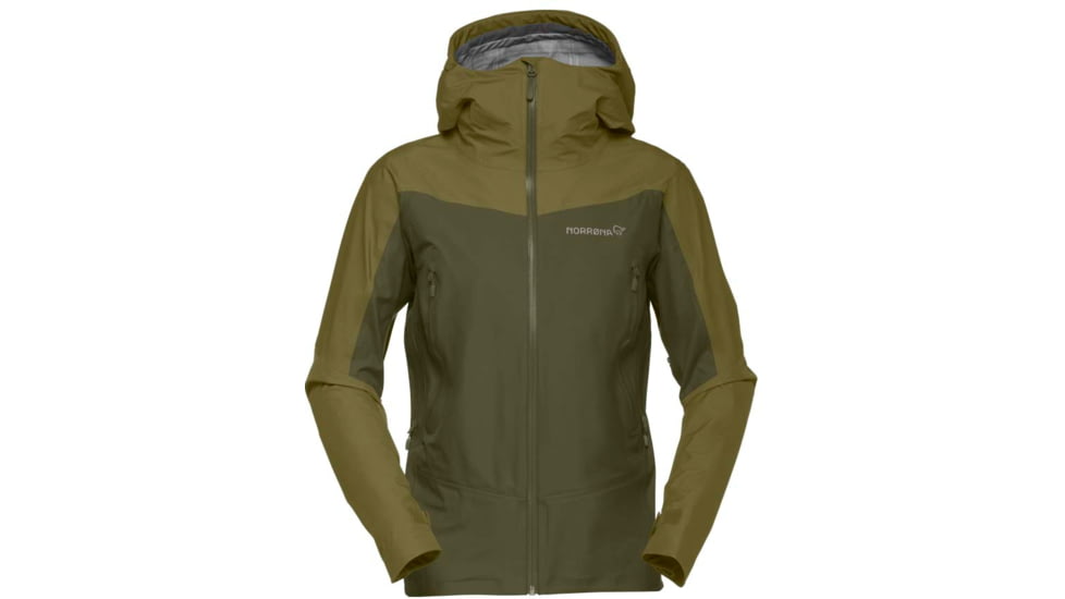 Norrona Falketind Gore-Tex Jacket - Women's, Large, Olive Drab/Olive Night, 1804-21 3908 L