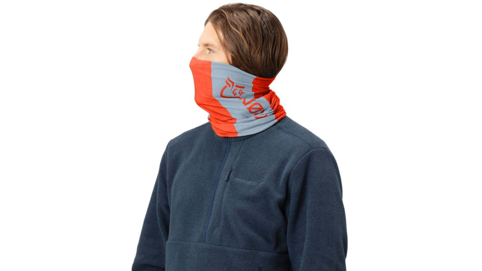 Norrona Microfiber Neck, Arednalin Red/Blue Fog, 3441-17 5652 PCS