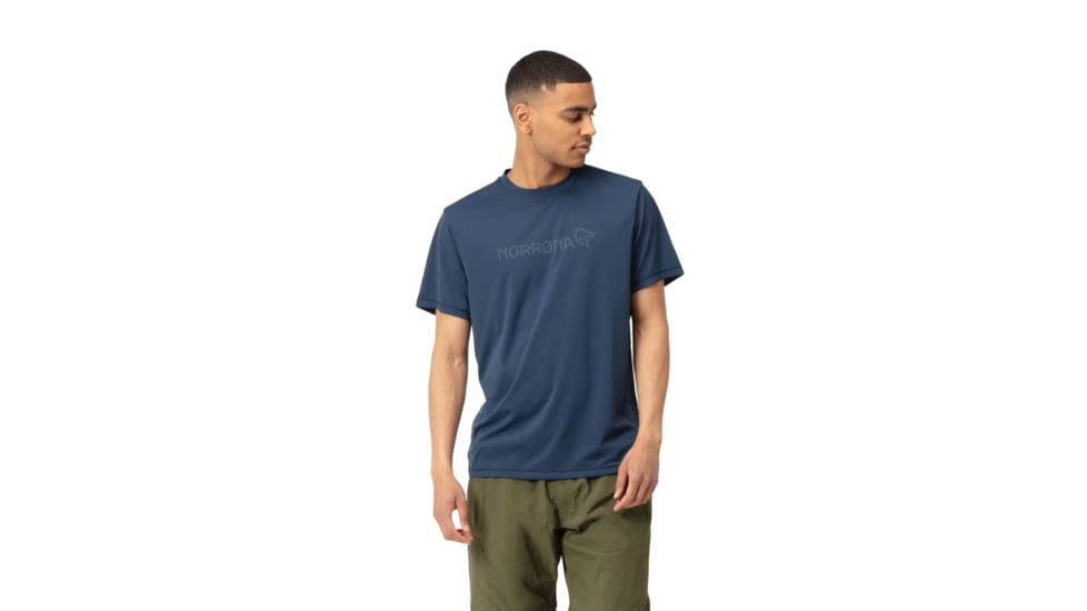 Norrona Norrna Tech T-Shirt - Mens, Indigo Night, Medium, 7042698426512