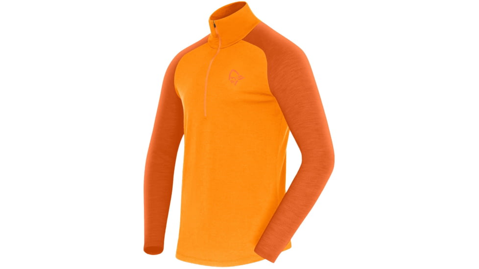 Norrona Femund Pureull Zip Neck Top - Mens