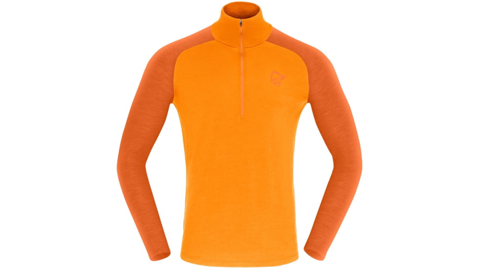Norrona Femund Pureull Zip Neck Top - Mens