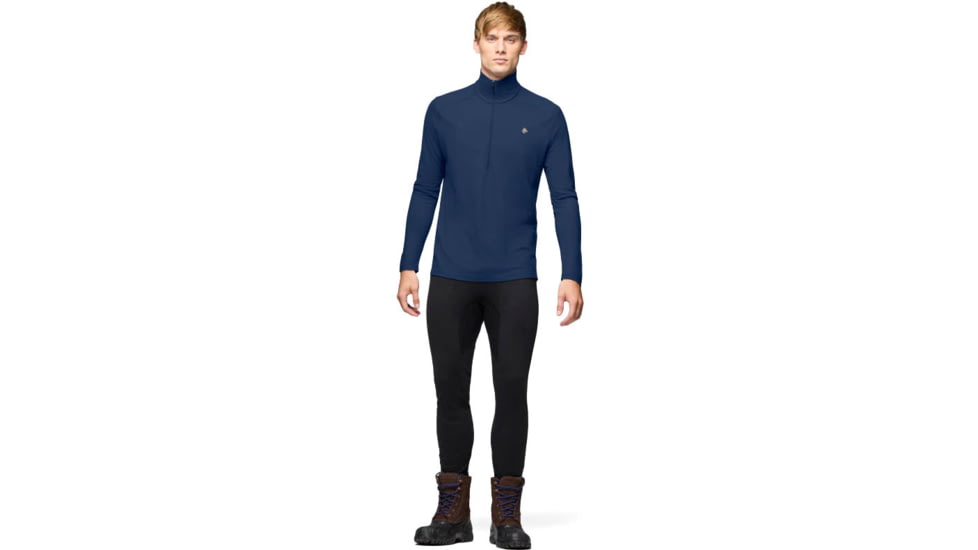Norrona Femund Pureull Zip Neck Top - Mens