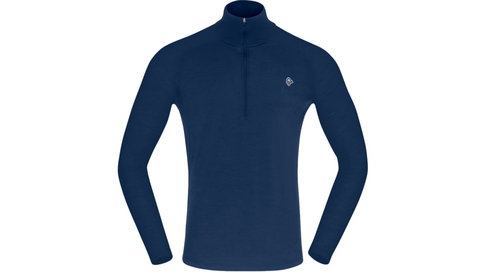 Norrona Femund Pureull Zip Neck Top - Mens