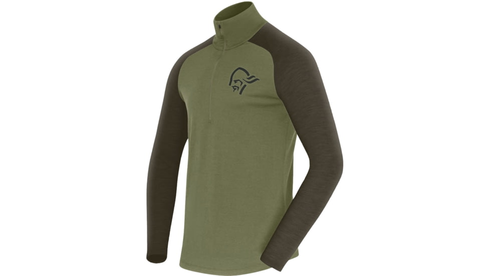Norrona Femund Pureull Zip Neck Top - Mens
