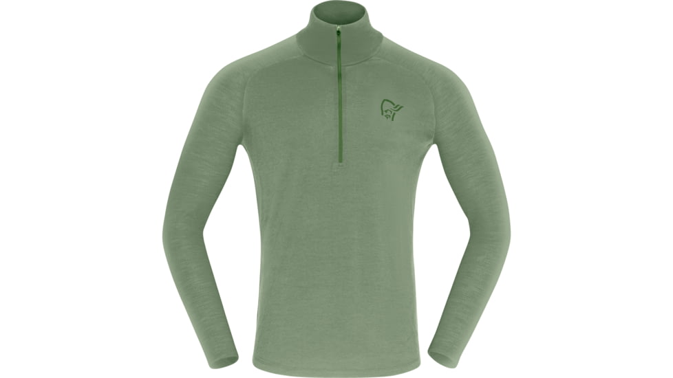 Norrona Femund Pureull Zip Neck Top - Mens