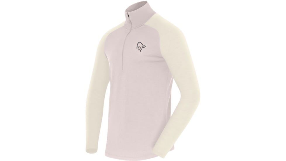 Norrona Femund Pureull Zip Neck Top - Mens