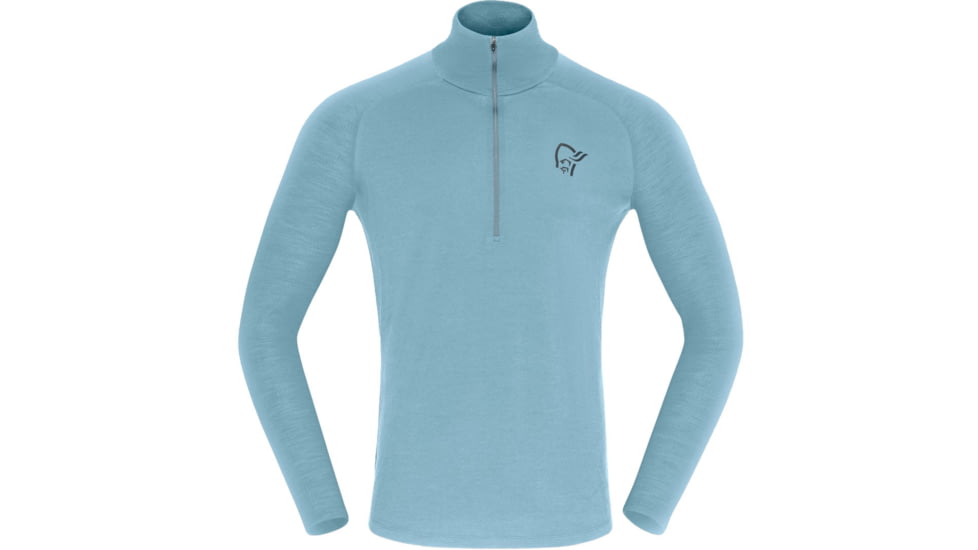 Norrona Femund Pureull Zip Neck Top - Mens