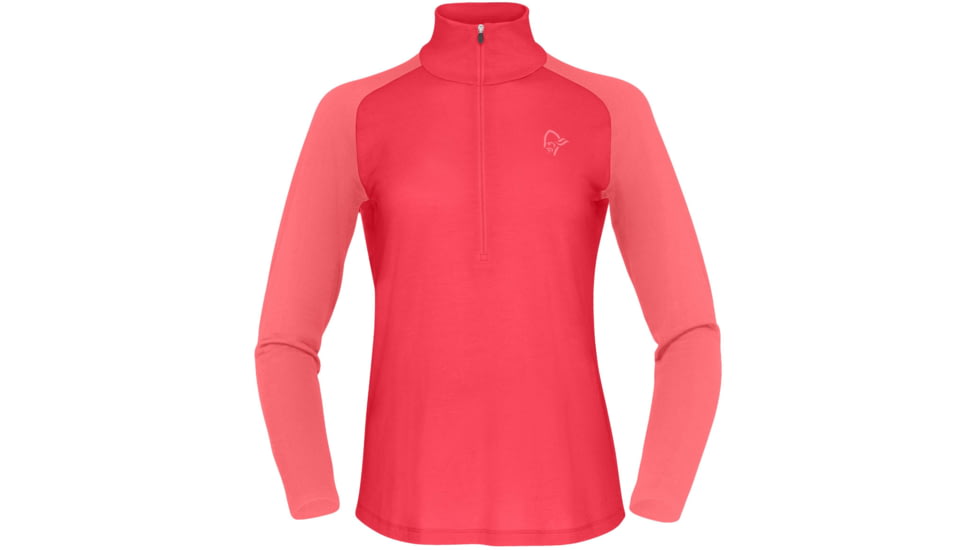 Norrona Femund PureUll Zip Neck Top - Womens