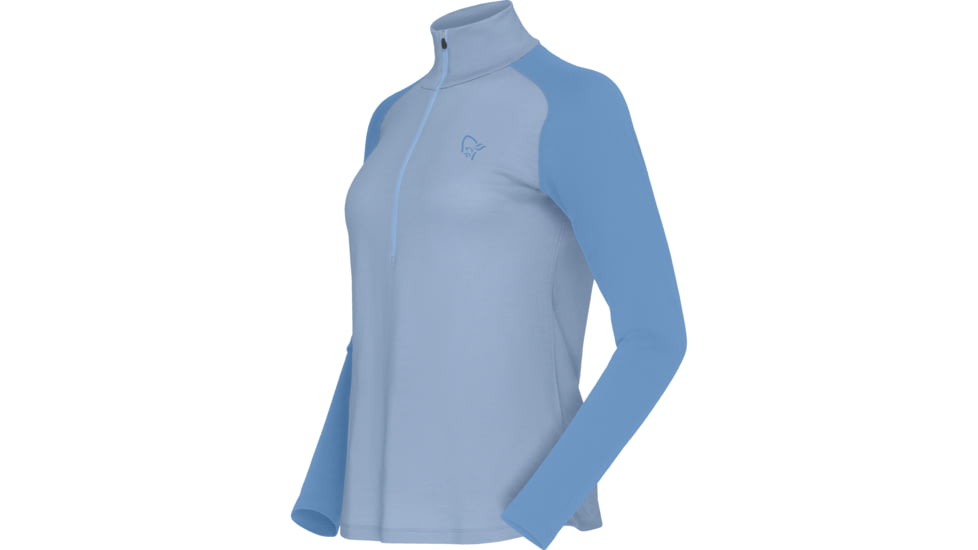 Norrona Femund PureUll Zip Neck Top - Womens