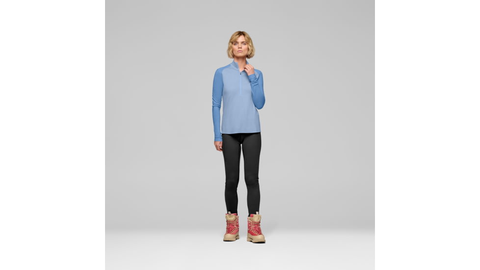 Norrona Femund PureUll Zip Neck Top - Womens