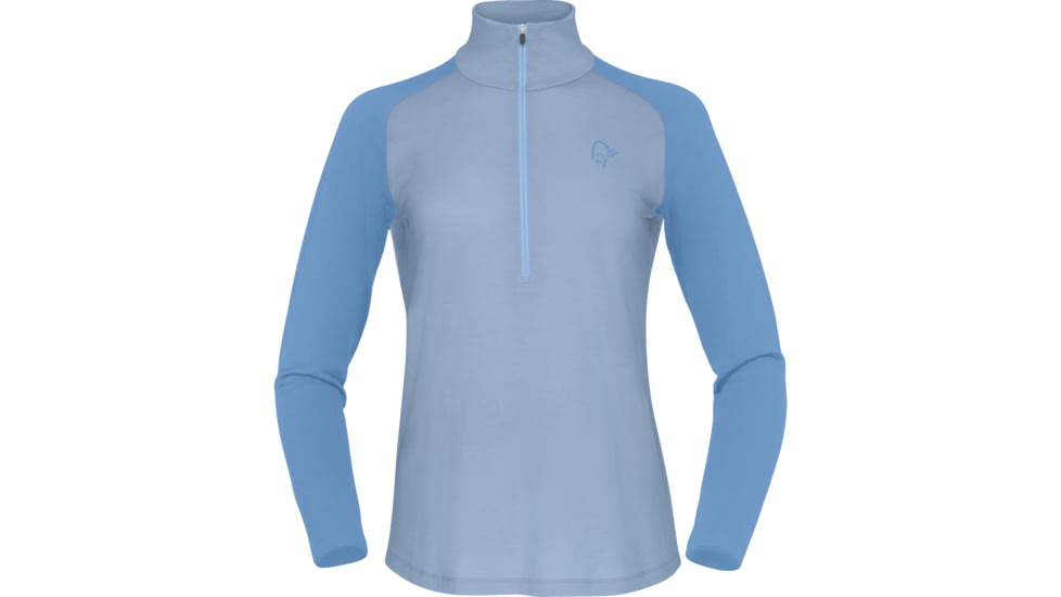 Norrona Femund PureUll Zip Neck Top - Womens