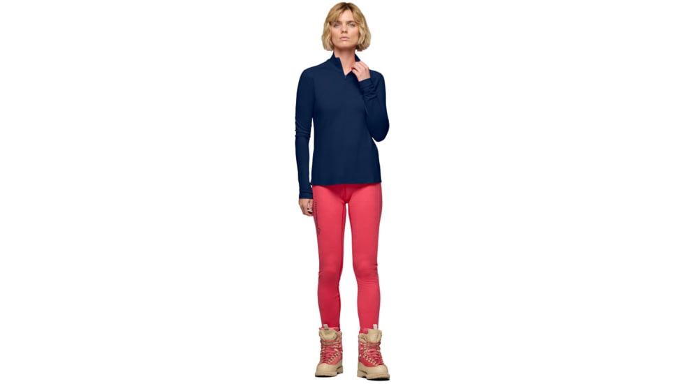 Norrona Femund PureUll Zip Neck Top - Womens