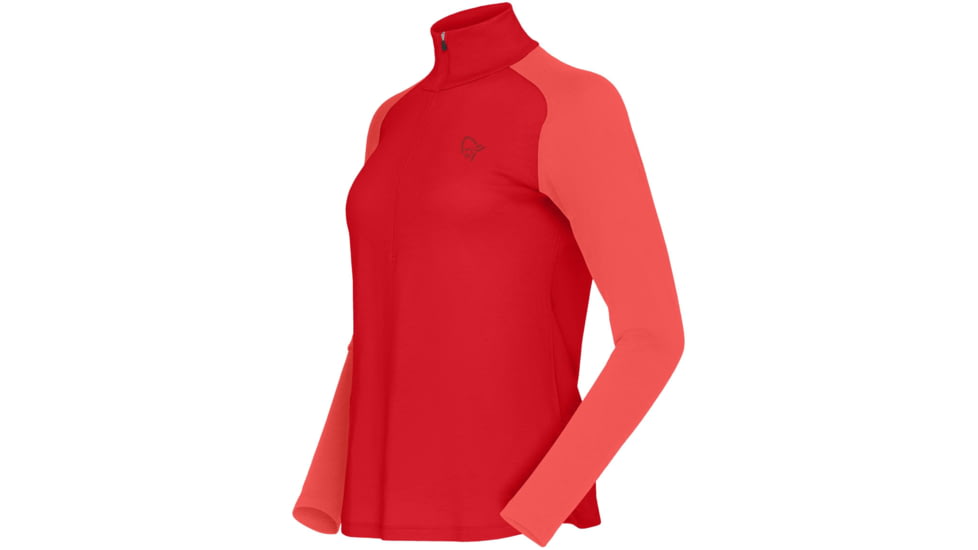 Norrona Femund PureUll Zip Neck Top - Womens
