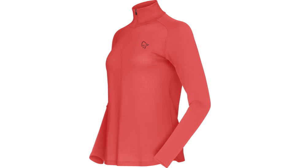 Norrona Femund PureUll Zip Neck Top - Womens