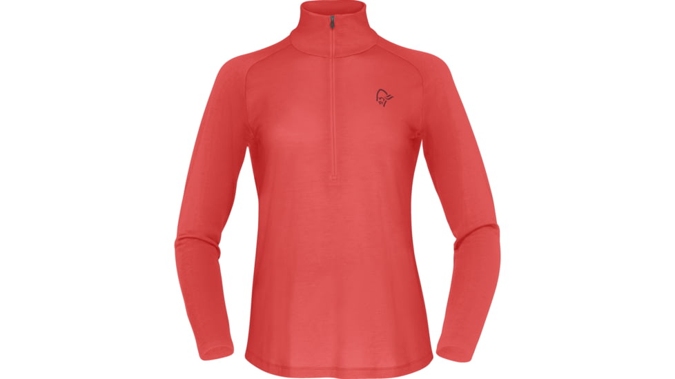 Norrona Femund PureUll Zip Neck Top - Womens