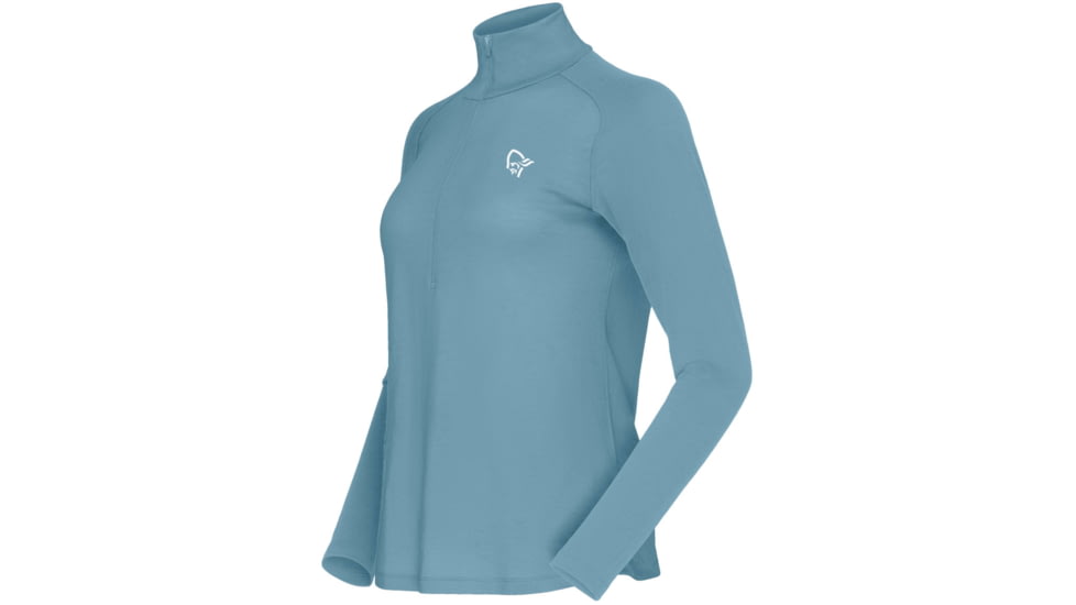 Norrona Femund PureUll Zip Neck Top - Womens