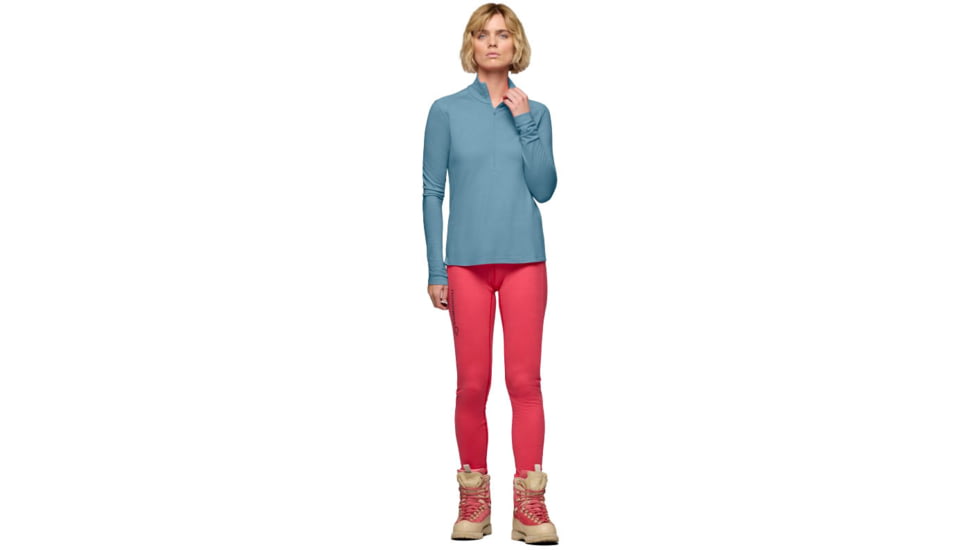 Norrona Femund PureUll Zip Neck Top - Womens