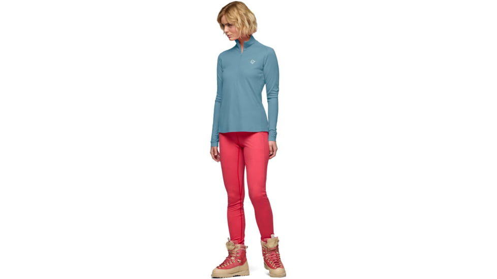 Norrona Femund PureUll Zip Neck Top - Womens