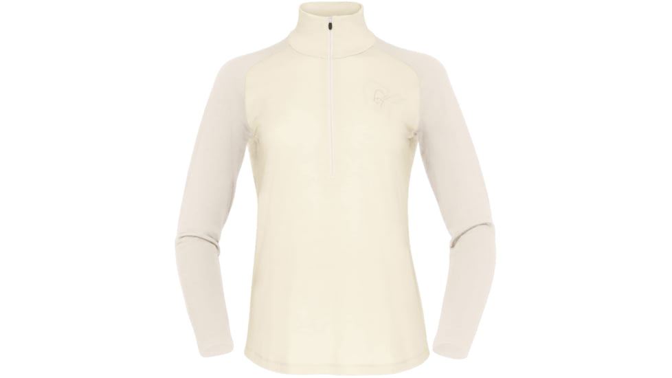 Norrona Femund PureUll Zip Neck Top - Womens