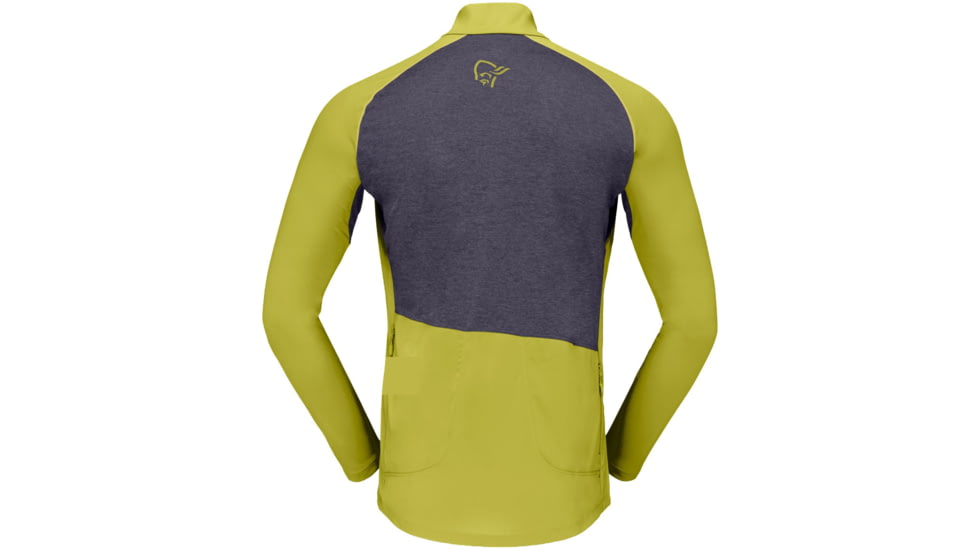 Norrona Fjora Equaliser Long Sleeve Zip Neck Top - Mens