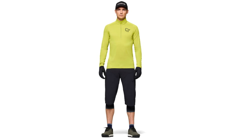 Norrona Fjora Equaliser Long Sleeve Zip Neck Top - Mens