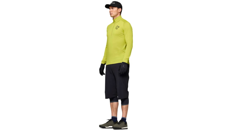 Norrona Fjora Equaliser Long Sleeve Zip Neck Top - Mens