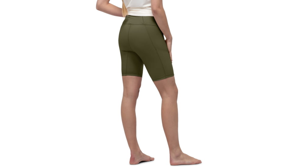 Norrona Norrona Short Tights - Womens, Olive Night, Small, 7042698461773