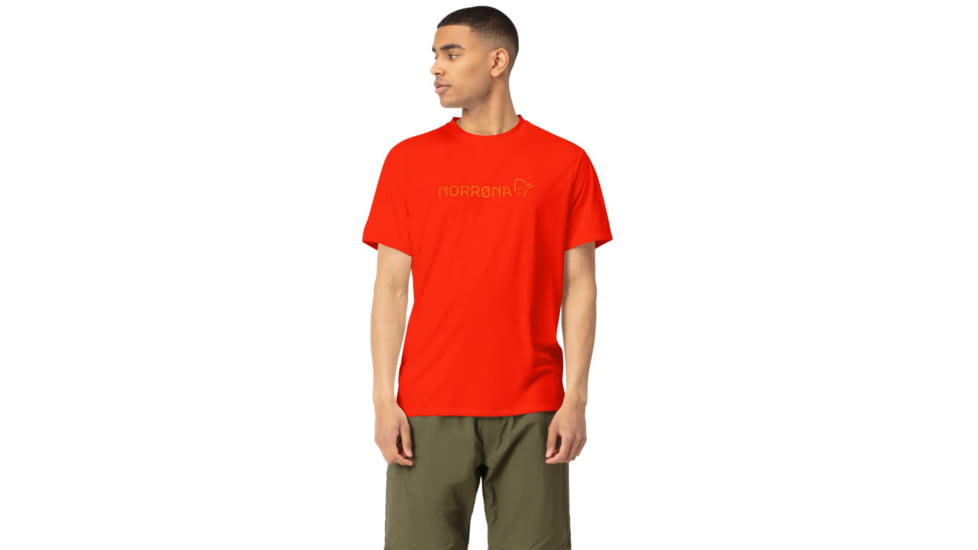 Norrona Tech Norrona T-Shirt - Men's, Arednalin Red, Medium, 5224-21 5630 M