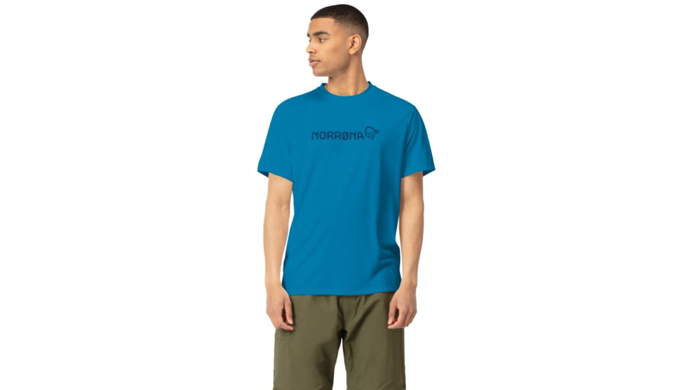Norrona Tech Norrona T-Shirt - Men's, Hawaiian Surf, Large, 5224-21 6610 L