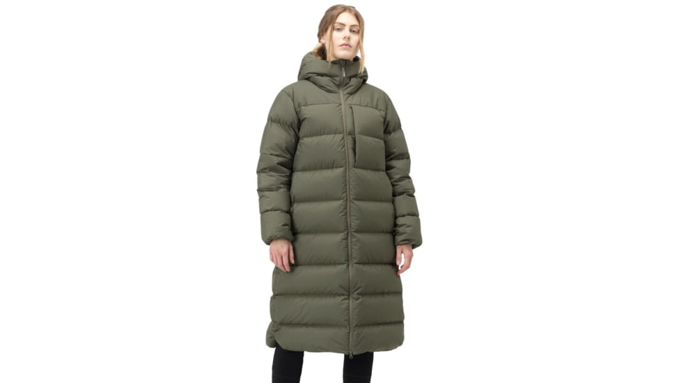 Norrona Oslo Down750 Coat - Womens, Olive Night, Extra Small, 4813-21-3301-XS