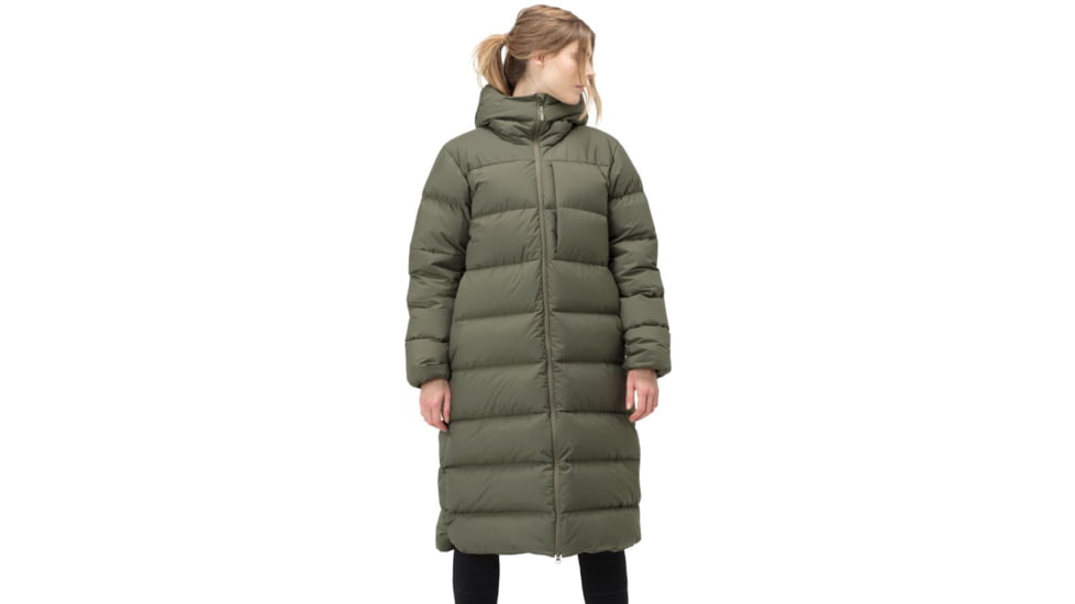 Norrona Oslo Down750 Coat - Womens, Olive Night, Extra Small, 4813-21-3301-XS