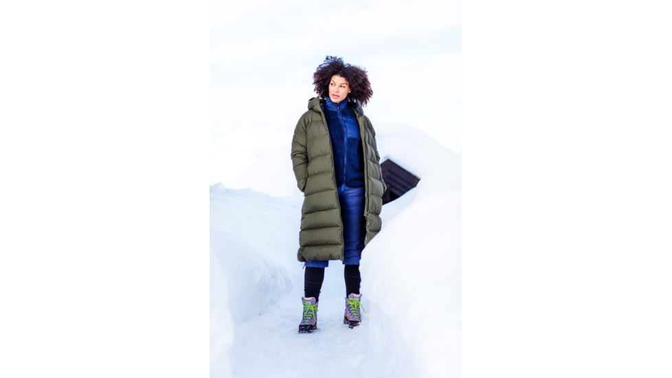 Norrona Oslo Down750 Coat - Womens, Olive Night, Extra Small, 4813-21-3301-XS