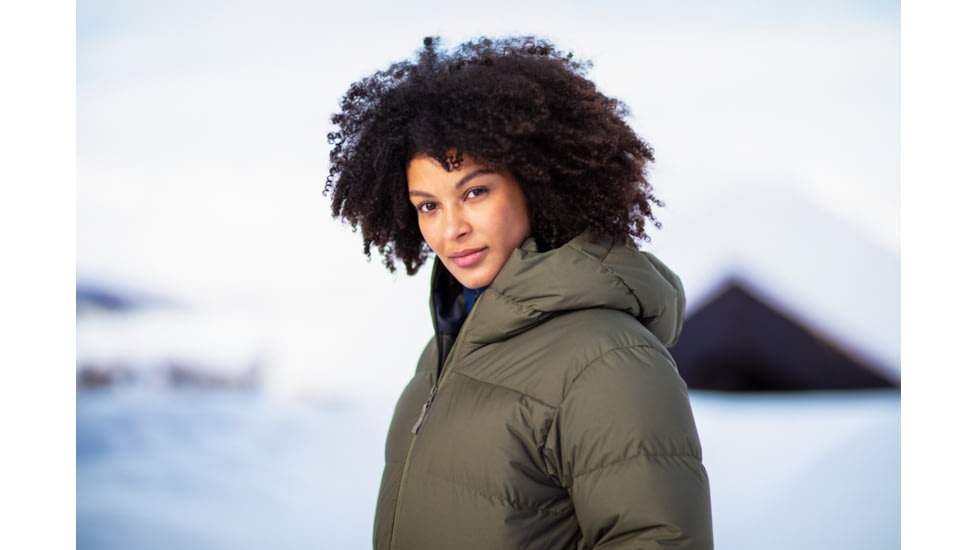 Norrona Oslo Down750 Coat - Womens, Olive Night, Extra Small, 4813-21-3301-XS