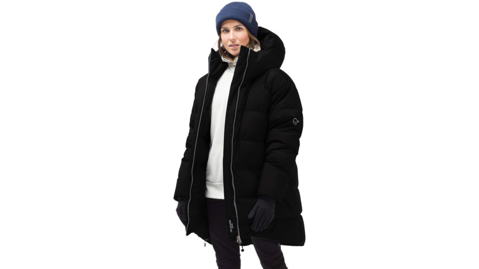 Norrona Oslo Duvet Jacket - Womens, Caviar, Large, 4824-18-7718-L